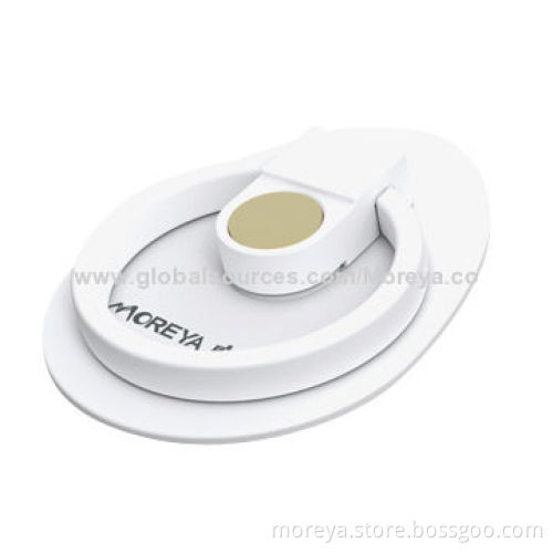 Mobile Phone Accessory Finger Ring Holder, Zinc Alloy Material, with Black/White/Coffee Colors